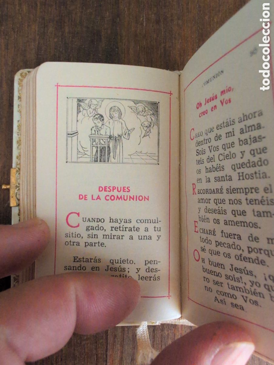 Vintage: Librito primera comuni&oacute;n - Misal - Foto 4