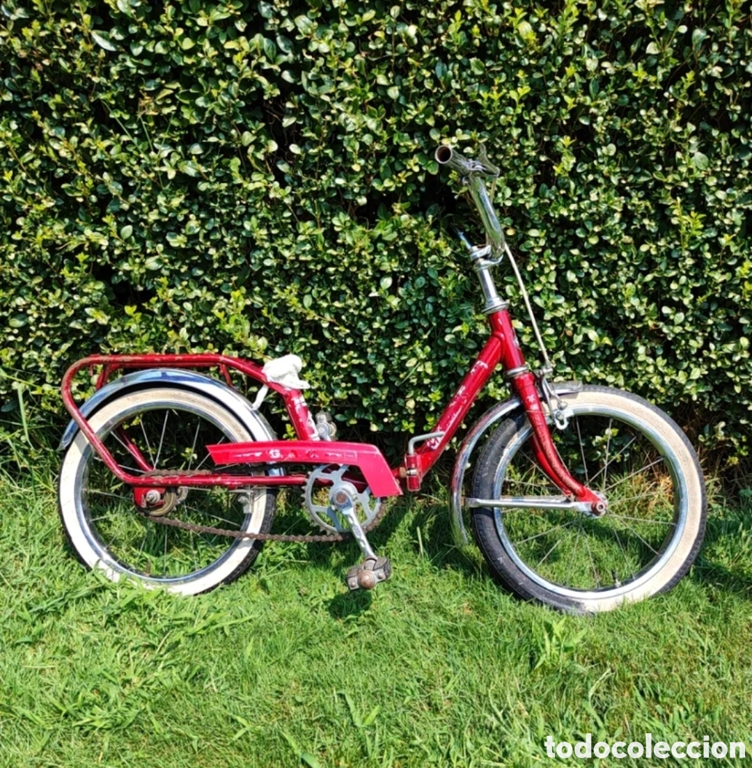 Vintage: Bicicleta ni&ntilde;o marca GAC a&ntilde;os 80 sin sill&iacute;n