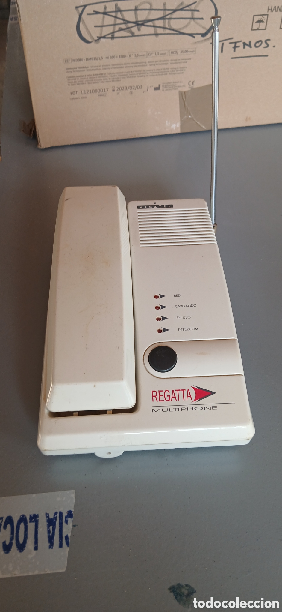 Vintage: Tel&eacute;fono Inal&aacute;mbrico Alcatel Regatta A&ntilde;os 80