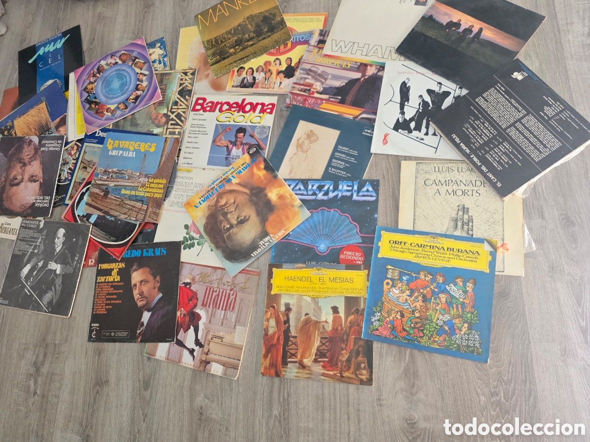 Vintage: Lote +40 discos de vinilo LP variados &ndash; mudanza - Foto 3