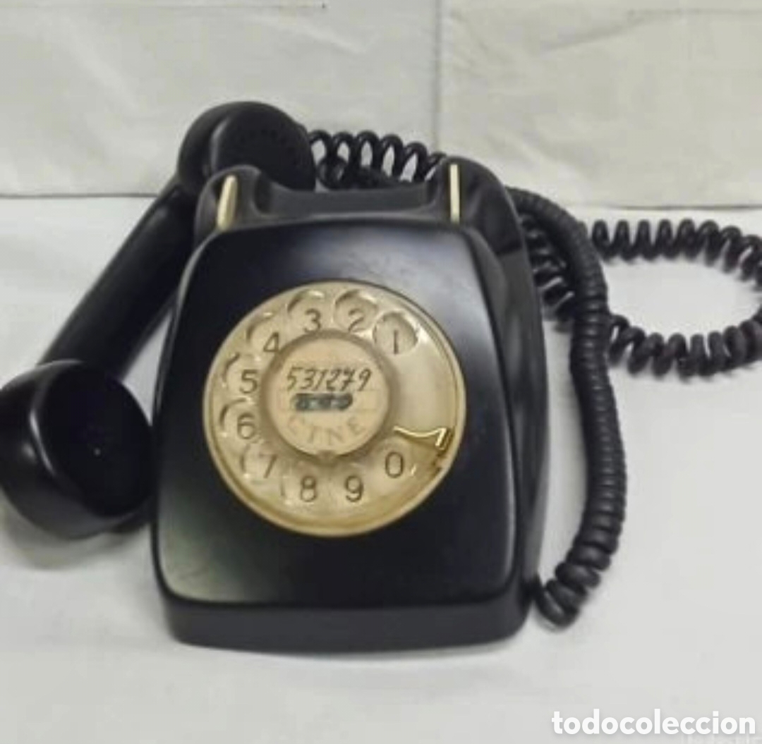 Vintage: Tel&eacute;fono Vintge Negro - Foto 9