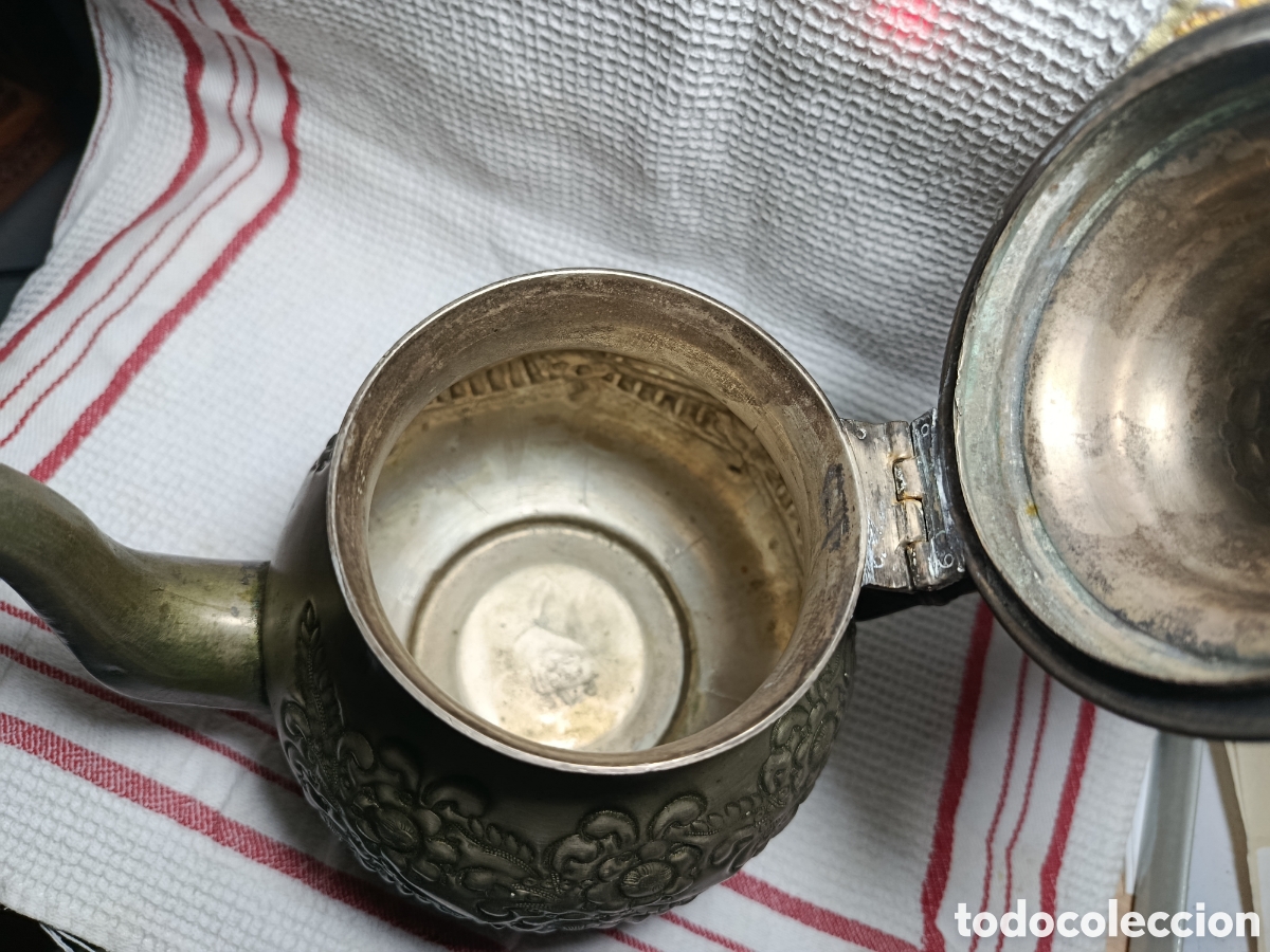 Vintage: Tetera grabada - Estilo oriental - Foto 4