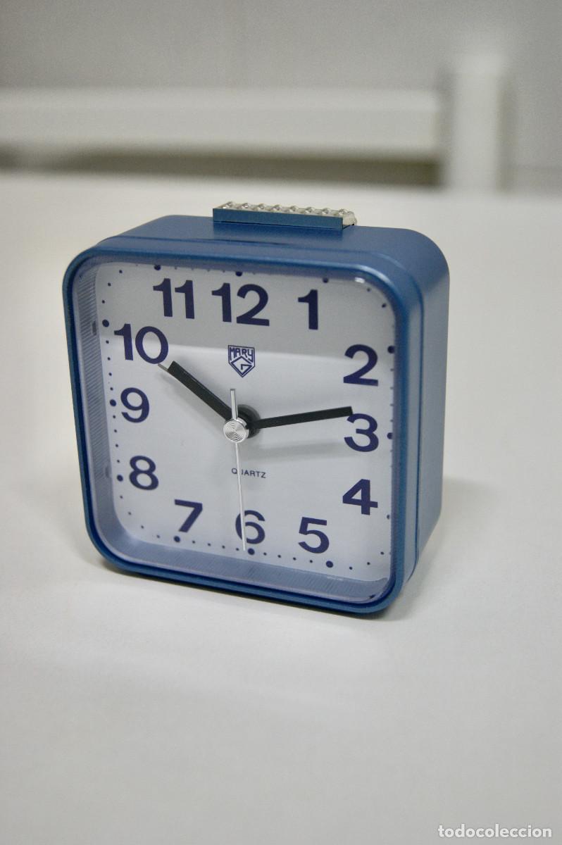 Vintage: Reloj despertador azul - Foto 3