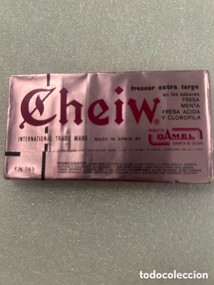 Vintage: Paquete de chicles CHEIW - Foto 2