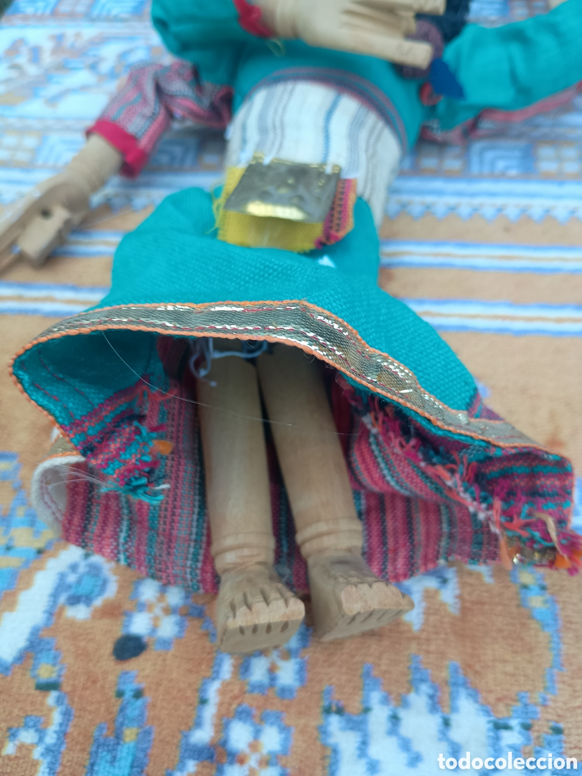 Vintage: Marioneta mu&ntilde;eca de trapo - Foto 5