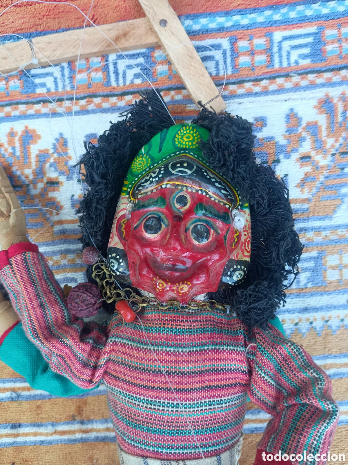 Vintage: Marioneta mu&ntilde;eca de trapo - Foto 7