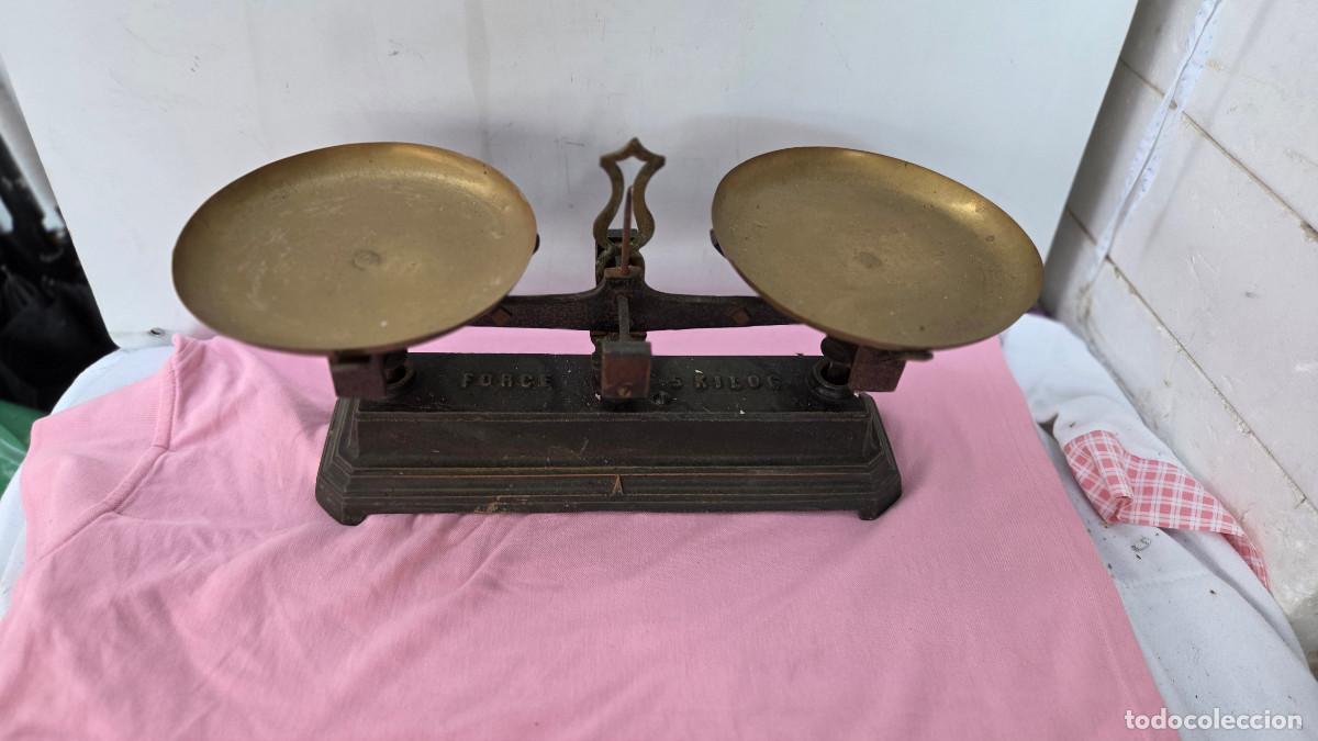 Vintage: balanza antigua en buen estado 2 kilos
