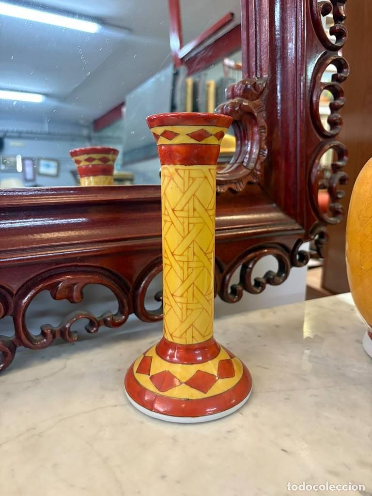 Vintage: CANDELABRO DE CAR&Aacute;MICA - Foto 3