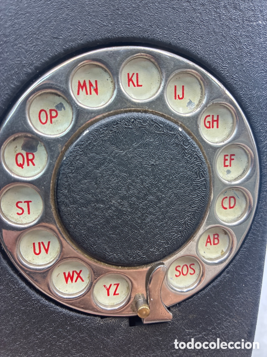 Vintage: List&iacute;n Telef&oacute;nico con el dial o disco de marcar. - Foto 5
