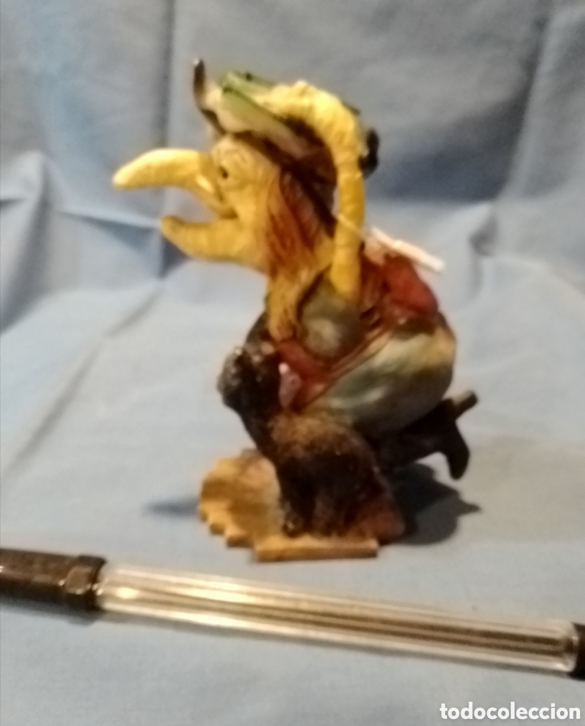 Vintage: Figura de bruja de resina