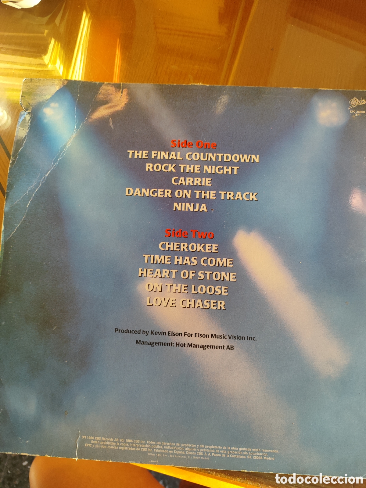 Vintage: Vinilo Europe. The Final Countdown. Original. - Foto 2