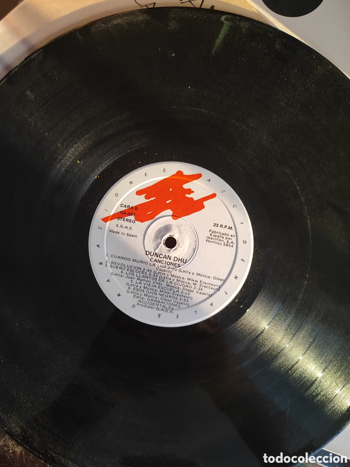 Vintage: Vinilo. Duncan Dhu. Canciones. Original. - Foto 3