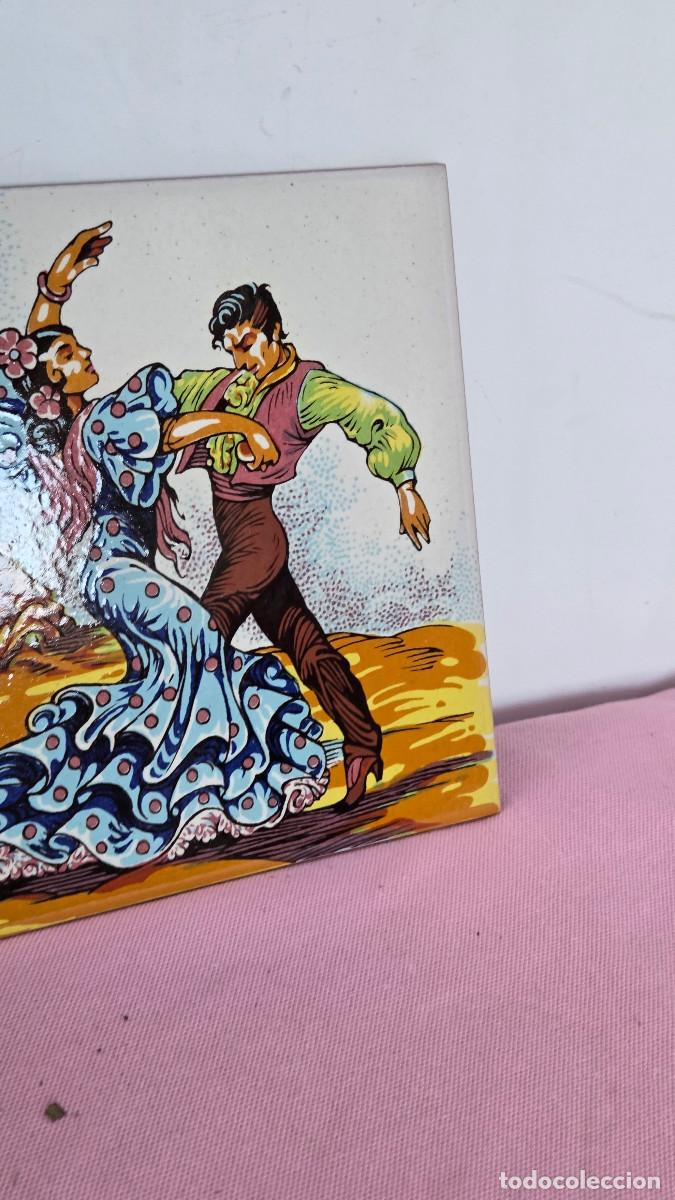 Vintage: azulejo antiguo flamenco - Foto 3