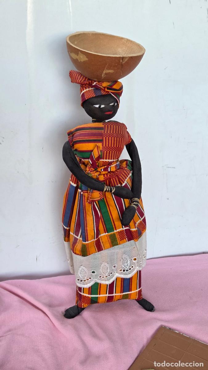 Vintage: figura de arte africano - Foto 1
