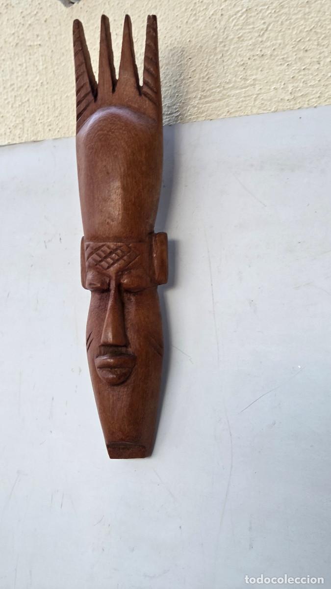 Vintage: mascara de arte africano - Foto 4