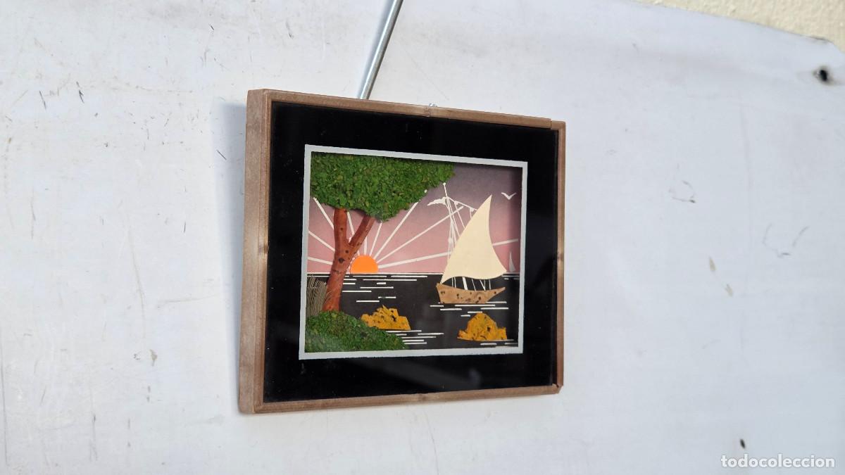 Vintage: cuadro con figuras de miniatura