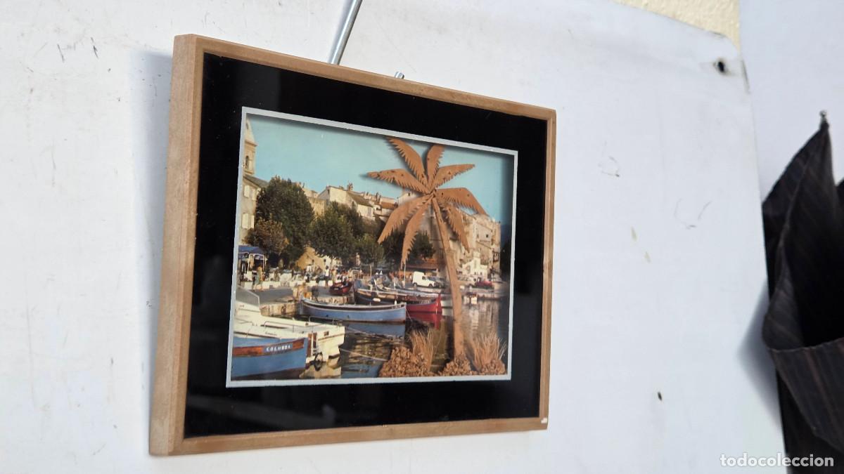 Vintage: cuadro oriental con miniaturas