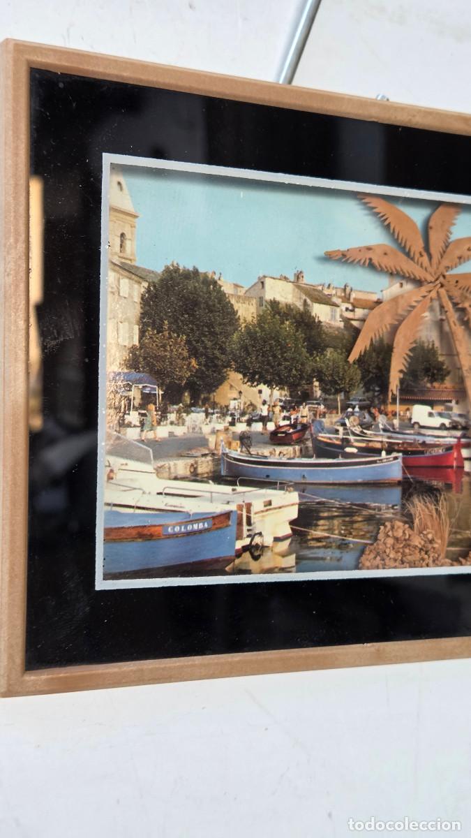 Vintage: cuadro oriental con miniaturas - Foto 3