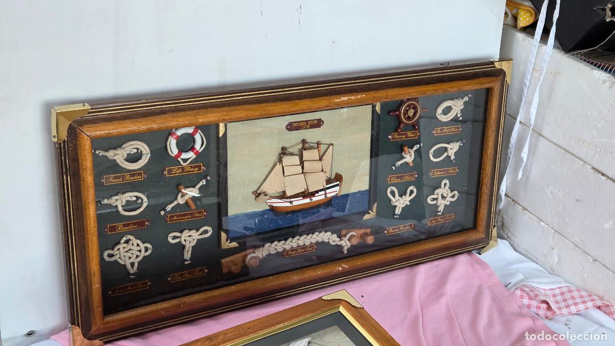 Vintage: cuadros con figuras nauticas