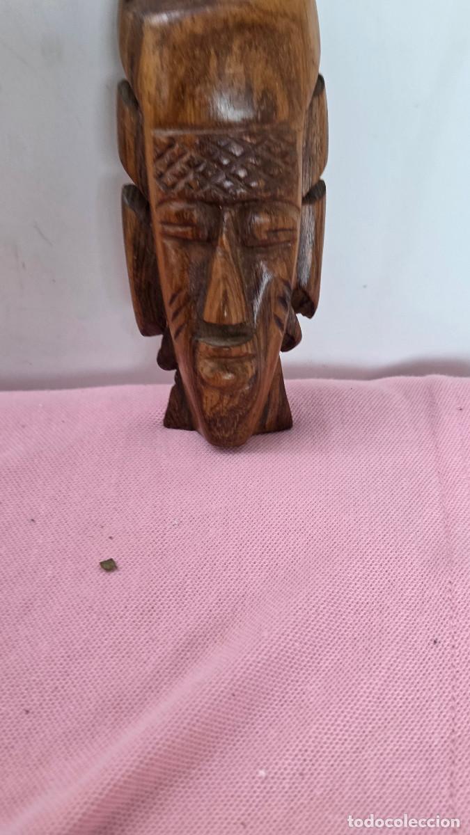 Vintage: mascara de arte africano - Foto 3
