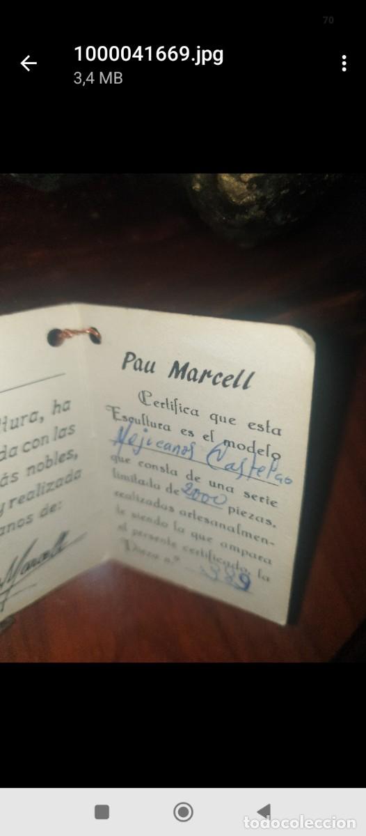 Vintage: Figuras Castelao con certificado que se adjunta en fotograf&iacute;as