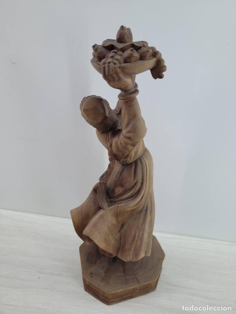 Vintage: FIGURA DE CAMPESINA ASI&Aacute;TICA - Foto 4
