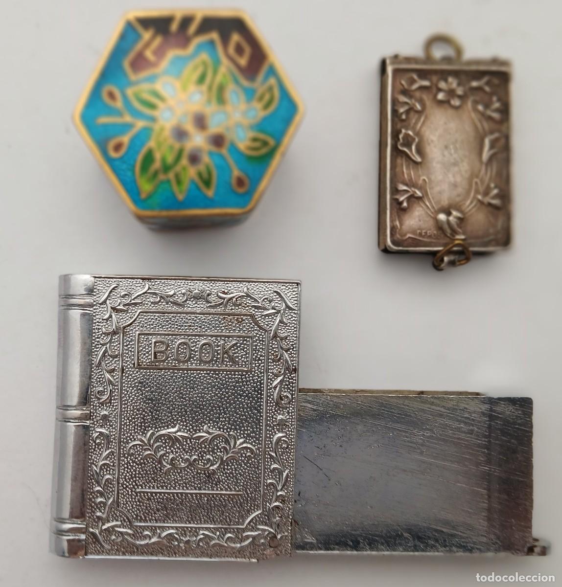 Vintage: (4) LOTE DE TRES ESTUCHES ANTIGUOS MUY ORIGINALES