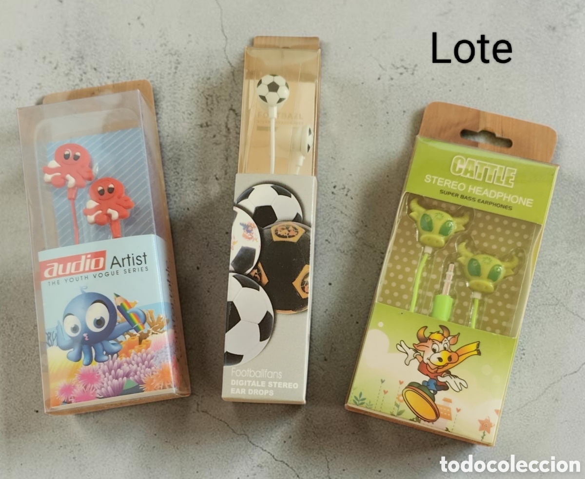 Vintage: :::: P35 - LOTE DE AURICULARES INFANTILES