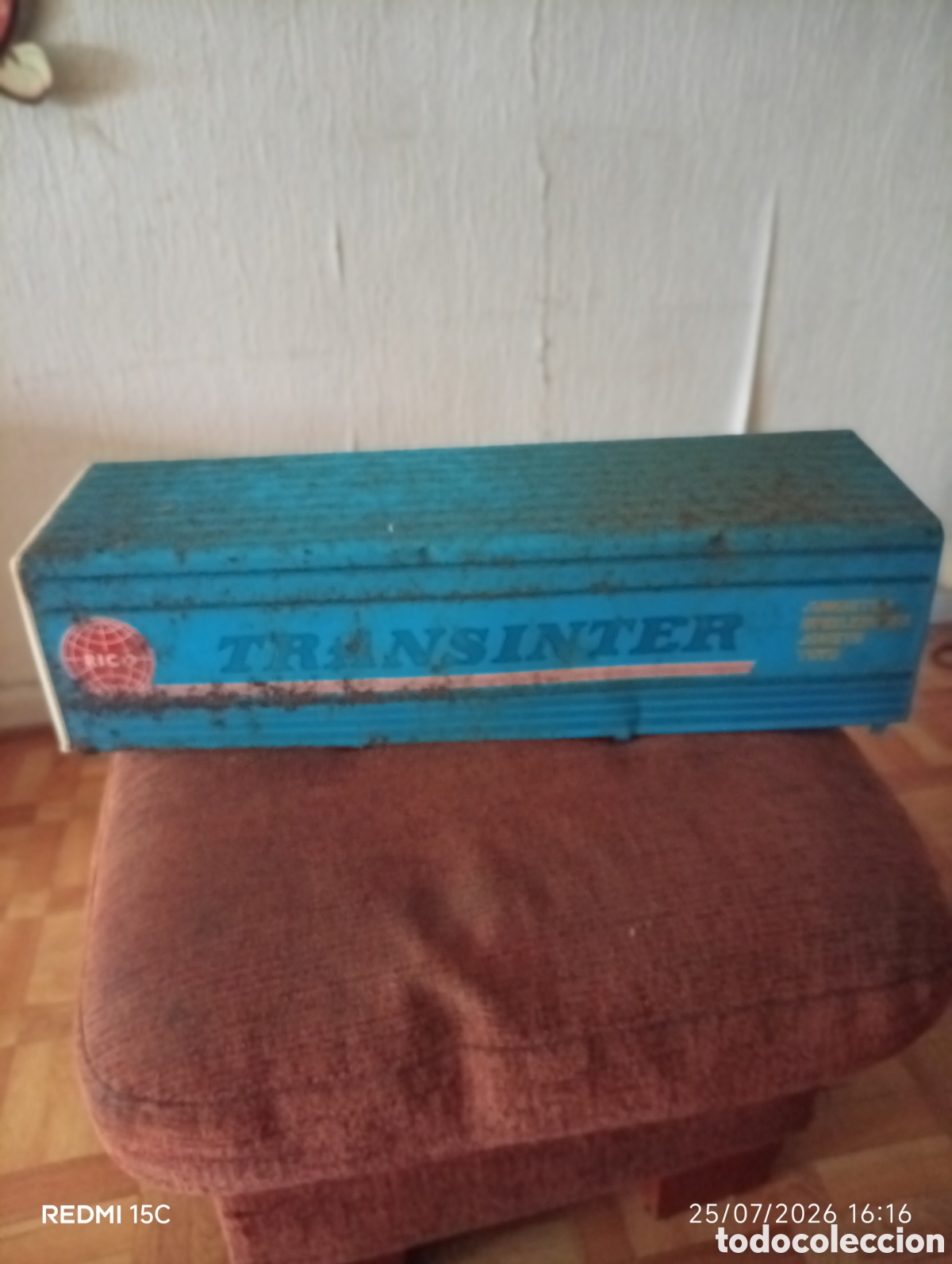 Vintage: Caja chapa Pegaso trans inter - Foto 4