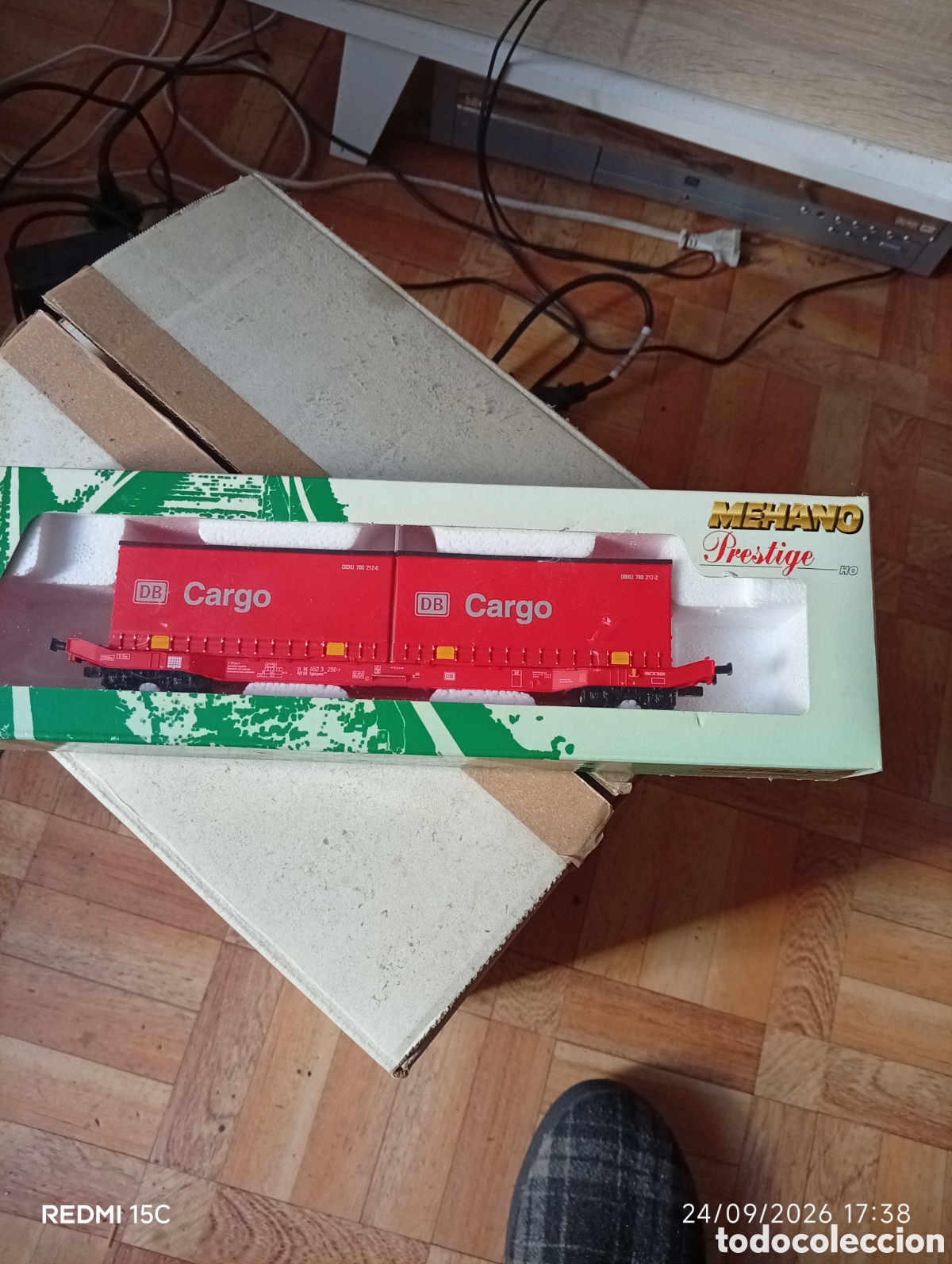 Vintage: Vag&oacute;n cama baja con dos contenedores autocion