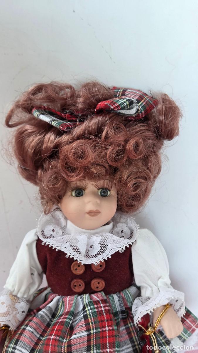Vintage: mu&ntilde;eca de coleccion de porcelana - Foto 4