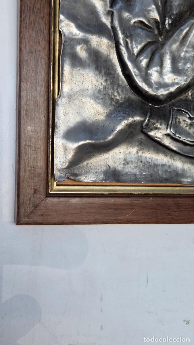 Vintage: cuadro de madera y esta&ntilde;o - Foto 6