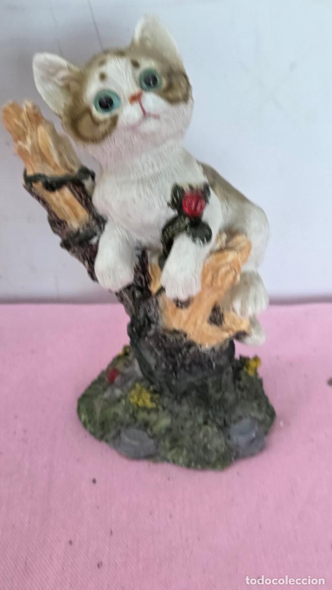 Vintage: figura decorativa gato - Foto 2