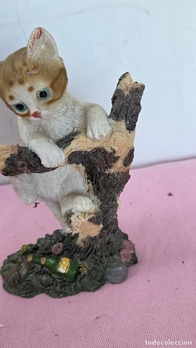 Vintage: figura decorativa gato - Foto 4