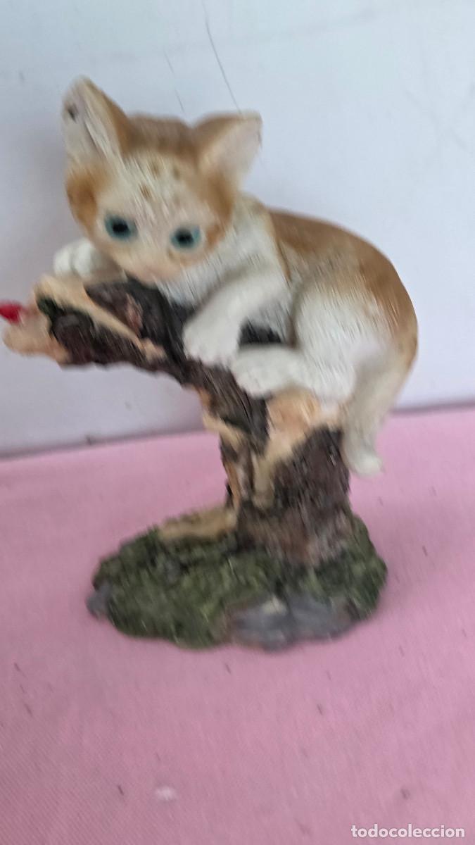 Vintage: figura decorativa gato - Foto 4