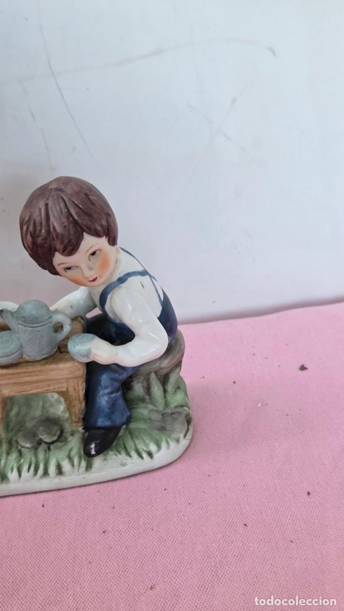 Vintage: figura d eporcelana biscuit - Foto 1