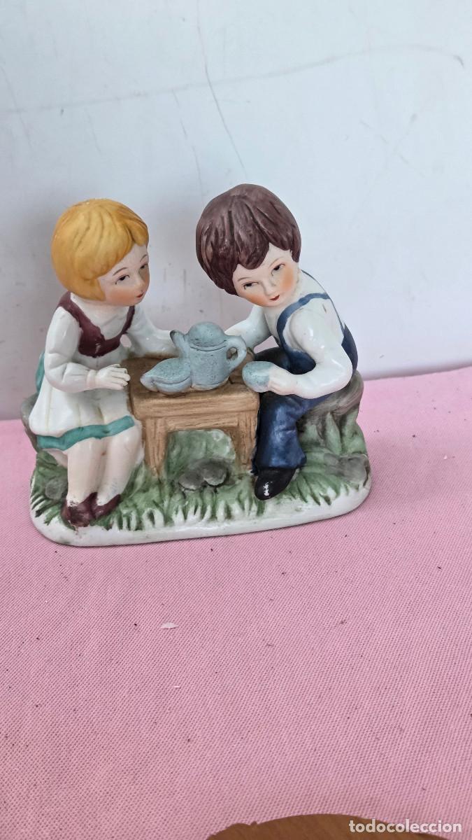 Vintage: figura d eporcelana biscuit - Foto 2