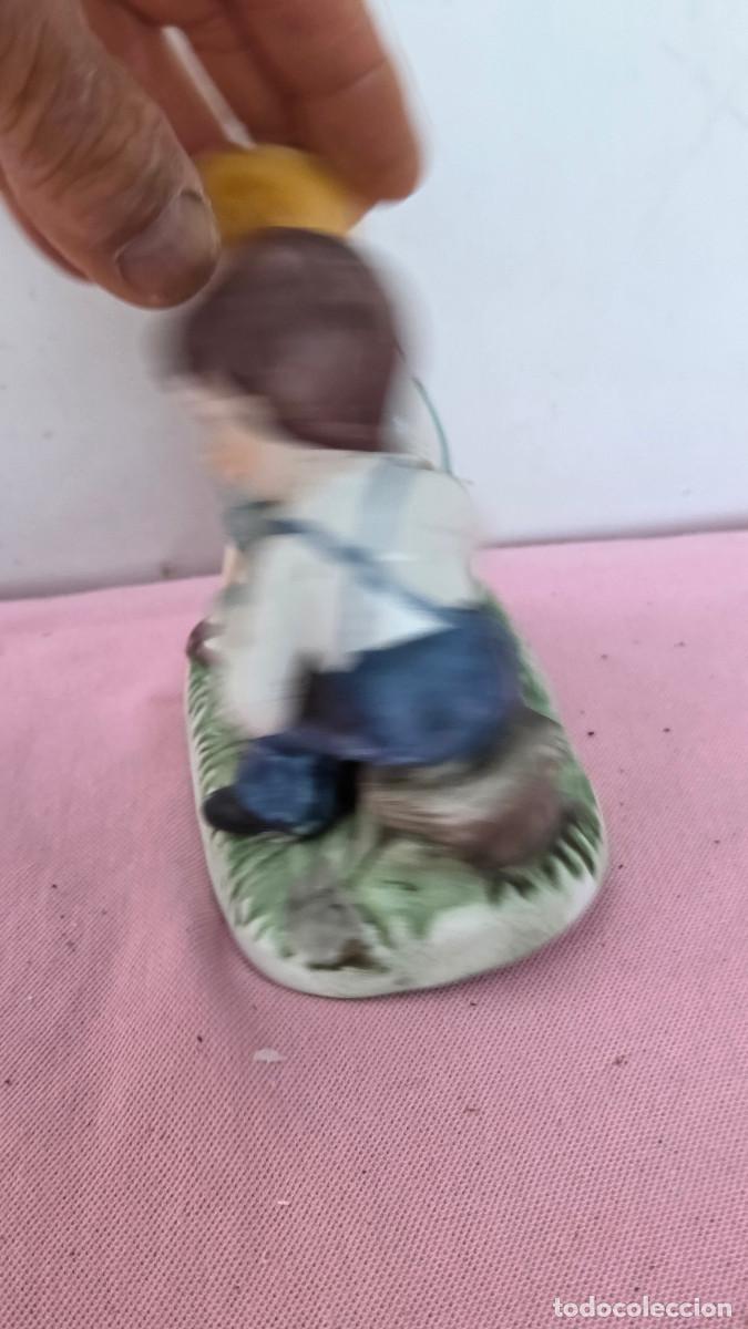 Vintage: figura d eporcelana biscuit - Foto 5