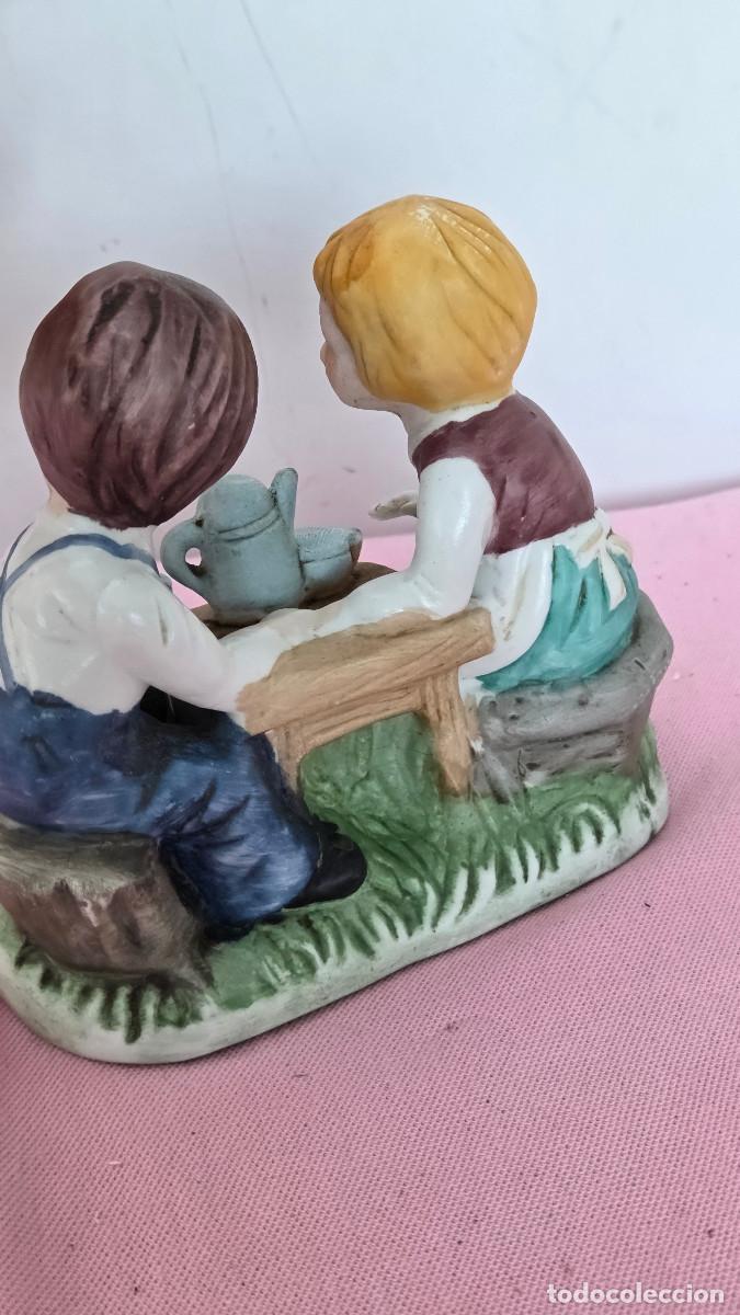 Vintage: figura d eporcelana biscuit - Foto 6