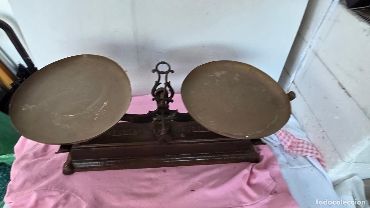 Vintage: ba&ntilde;anza de hierro de 10 kilos - Foto 7