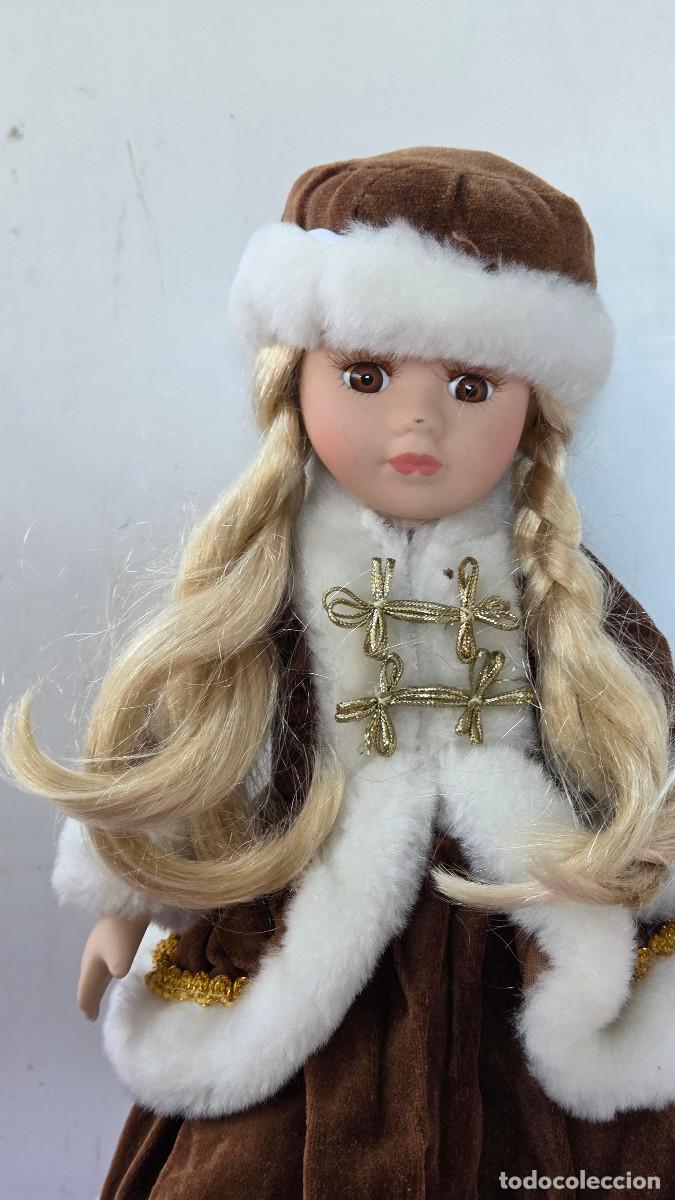 Vintage: mu&ntilde;eca de coleccion de porcelana - Foto 2