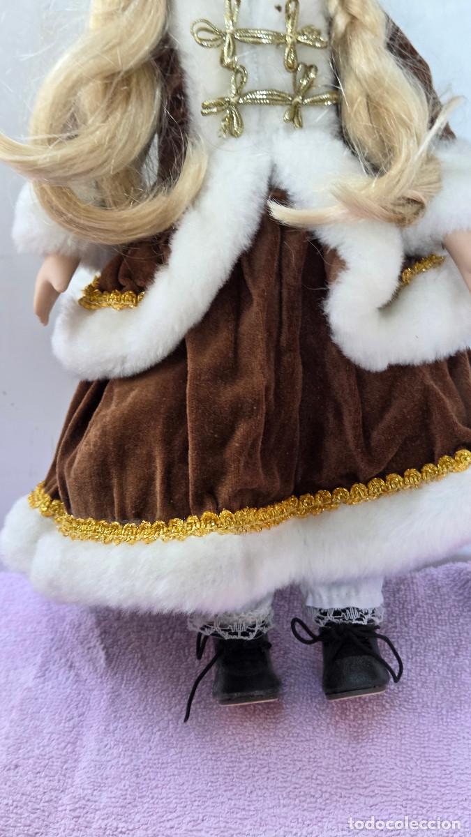 Vintage: mu&ntilde;eca de coleccion de porcelana - Foto 3