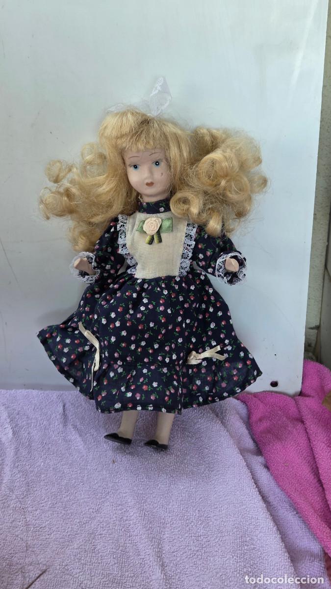 Vintage: mu&ntilde;eca de coleccion de porcelana - Foto 1