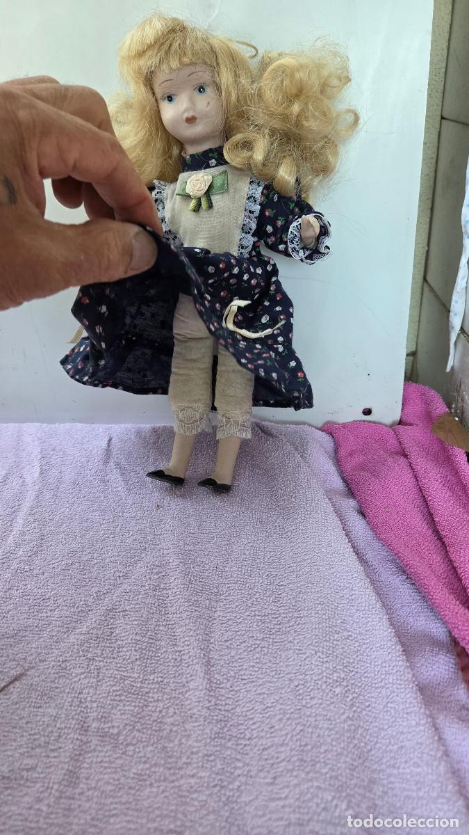 Vintage: mu&ntilde;eca de coleccion de porcelana - Foto 4