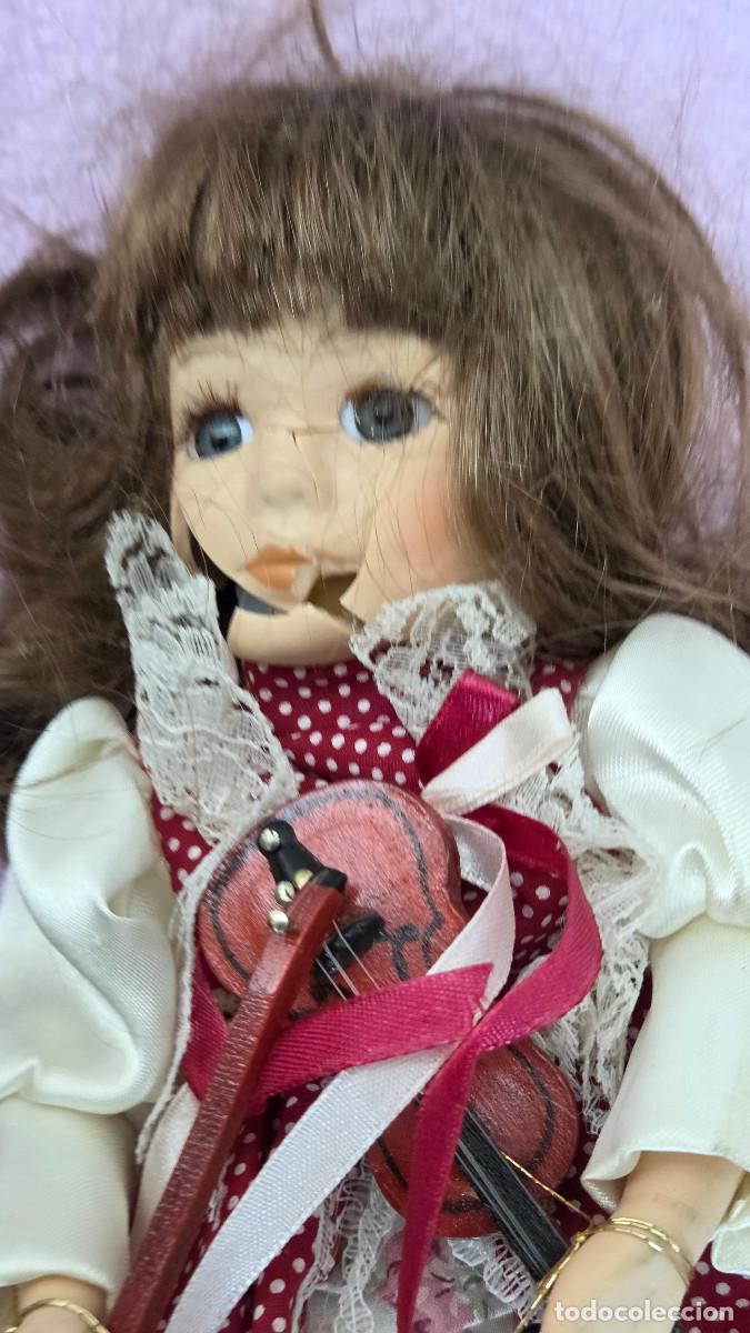 Vintage: mu&ntilde;eca de coleccion de porcelana - Foto 3