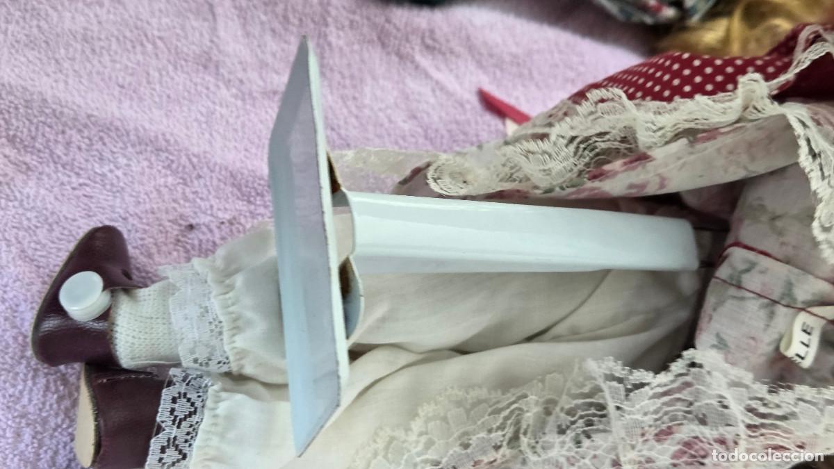 Vintage: mu&ntilde;eca de coleccion de porcelana - Foto 4