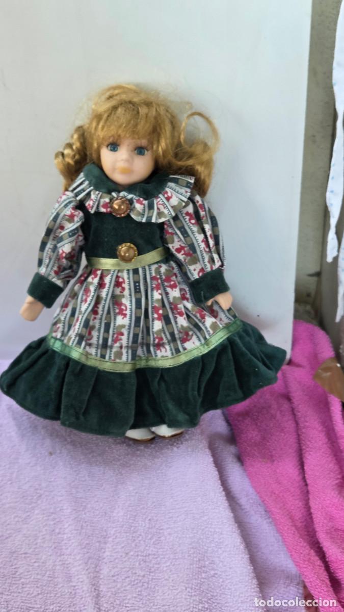 Vintage: mu&ntilde;eca de coleccion de porcelana - Foto 2
