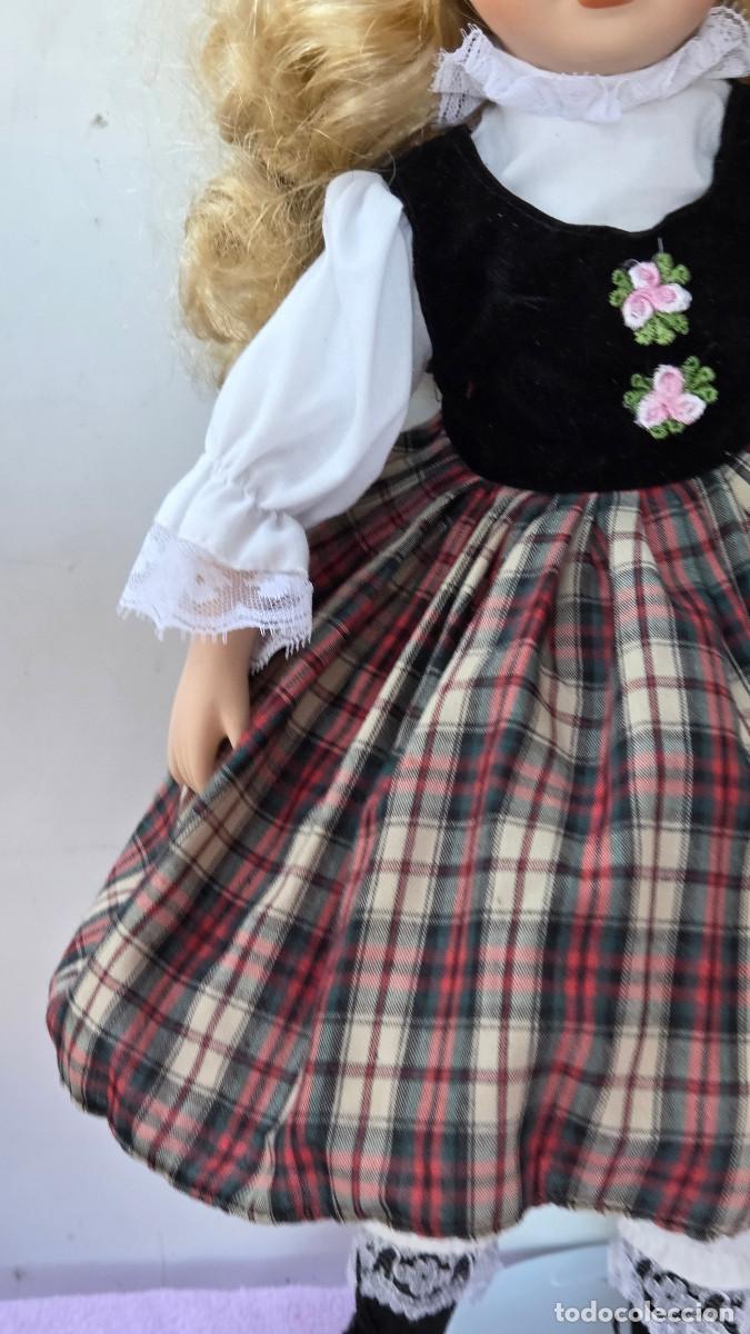 Vintage: mu&ntilde;eca de coleccion de porcelana - Foto 4
