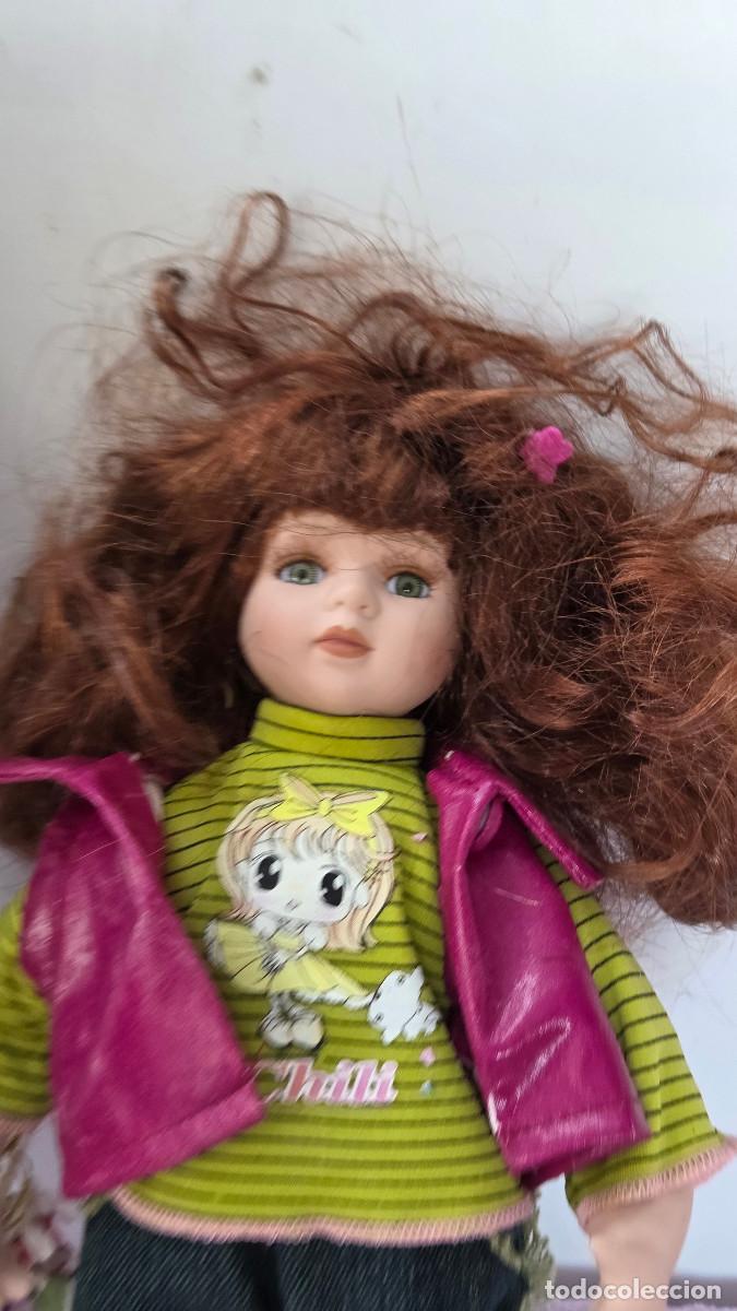 Vintage: mu&ntilde;eca de coleccion de porcelana - Foto 3