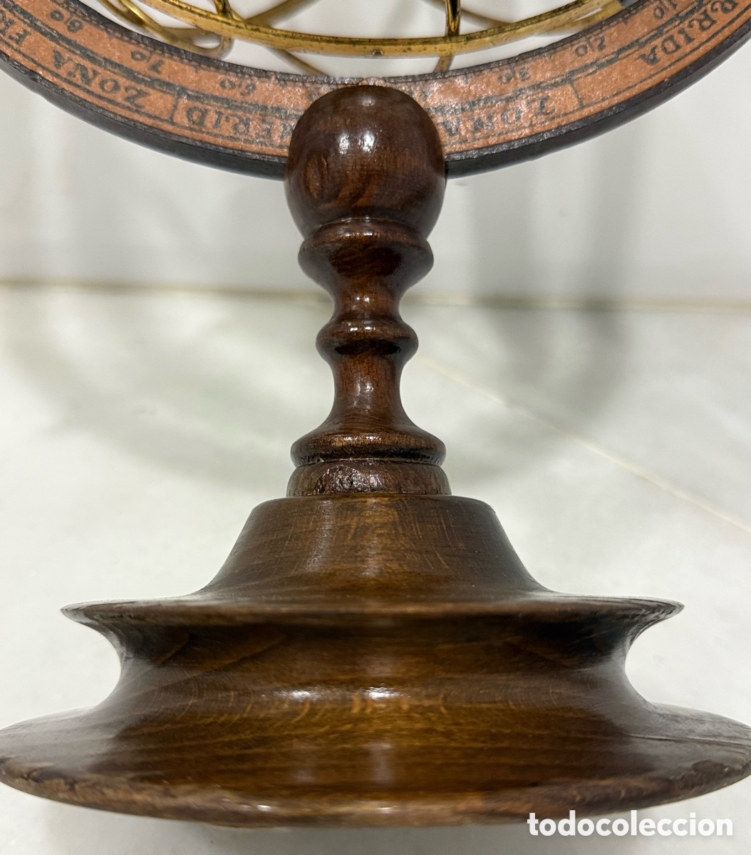 Vintage: ANTIGUO Y ELEGANTE GLOBO ESFERA ARMILAR - Foto 12